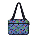 Tropical Aztec Geometric Pattern Print Double Strap Bible Bag