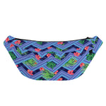 Tropical Aztec Geometric Pattern Print Fanny Pack