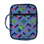 Tropical Aztec Geometric Pattern Print Front Pocket Bible Bag