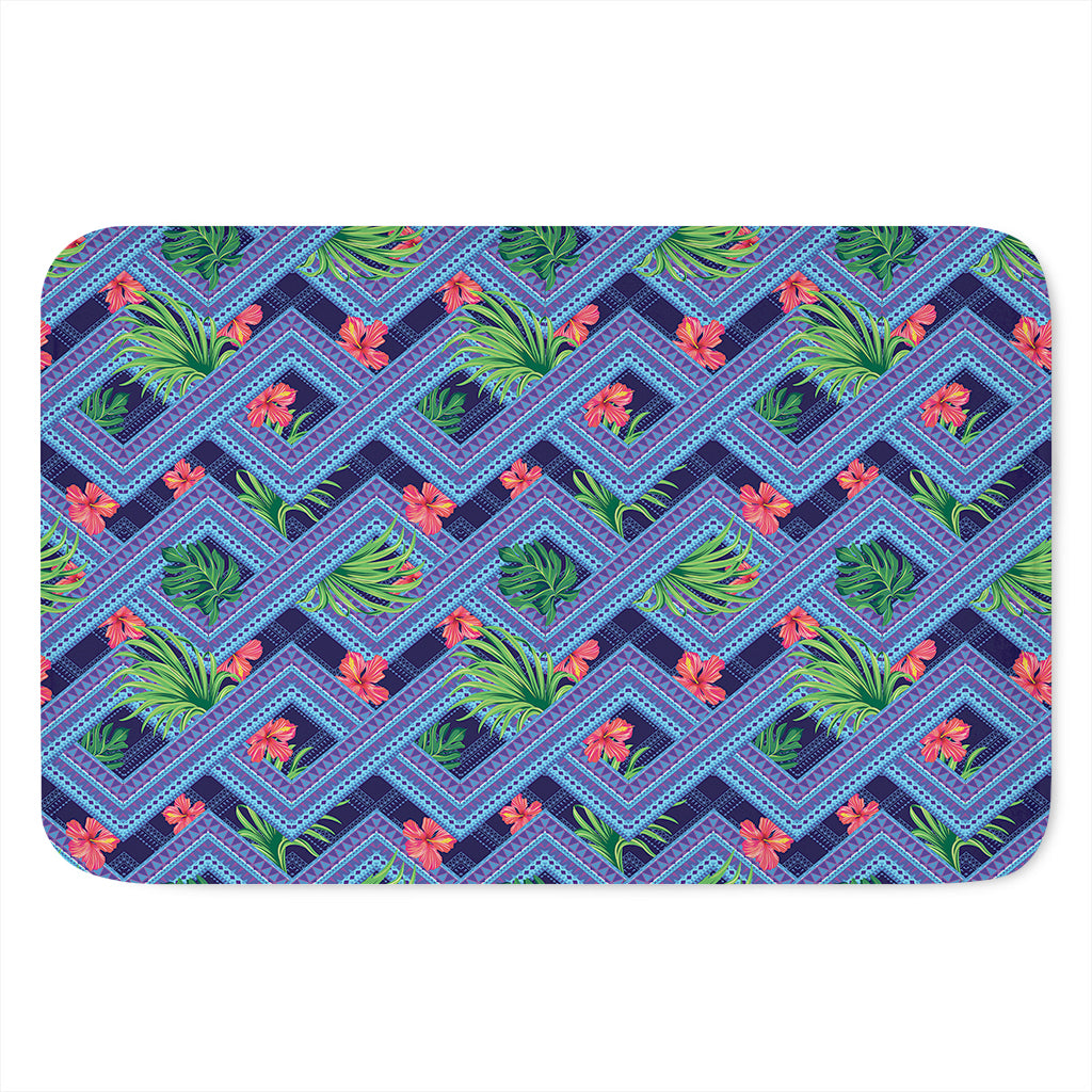 Tropical Aztec Geometric Pattern Print Indoor Door Mat