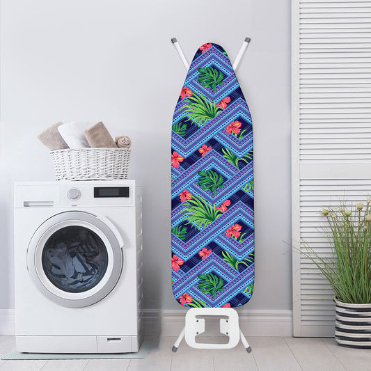 Tropical Aztec Geometric Pattern Print Ironing Board Cover