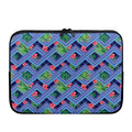 Tropical Aztec Geometric Pattern Print Laptop Sleeve