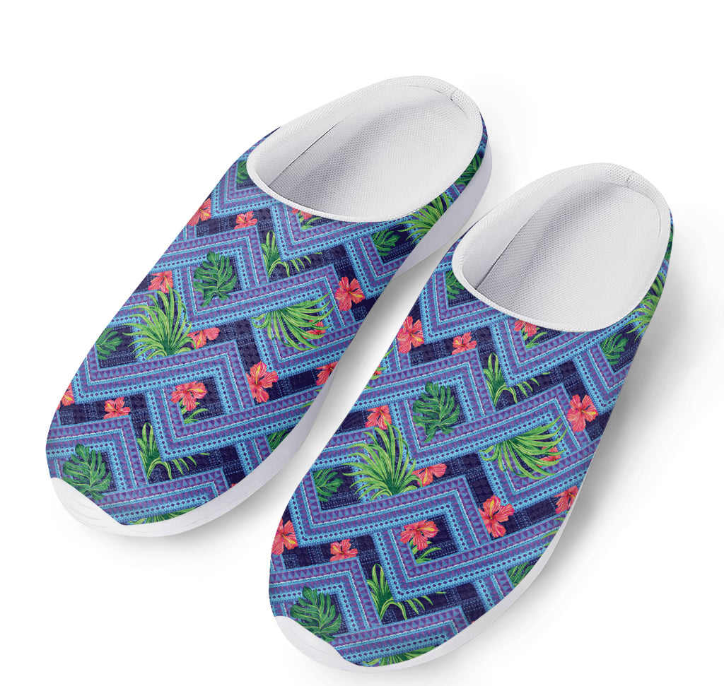 Tropical Aztec Geometric Pattern Print Mesh Casual Shoes