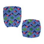 Tropical Aztec Geometric Pattern Print Office Chair Cover