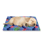 Tropical Aztec Geometric Pattern Print Pet Cooling Mat Cover