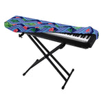 Tropical Aztec Geometric Pattern Print Piano Keyboard Cover