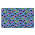Tropical Aztec Geometric Pattern Print Polyester Doormat
