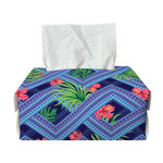 Tropical Aztec Geometric Pattern Print Rectangle Tissue Box Cover