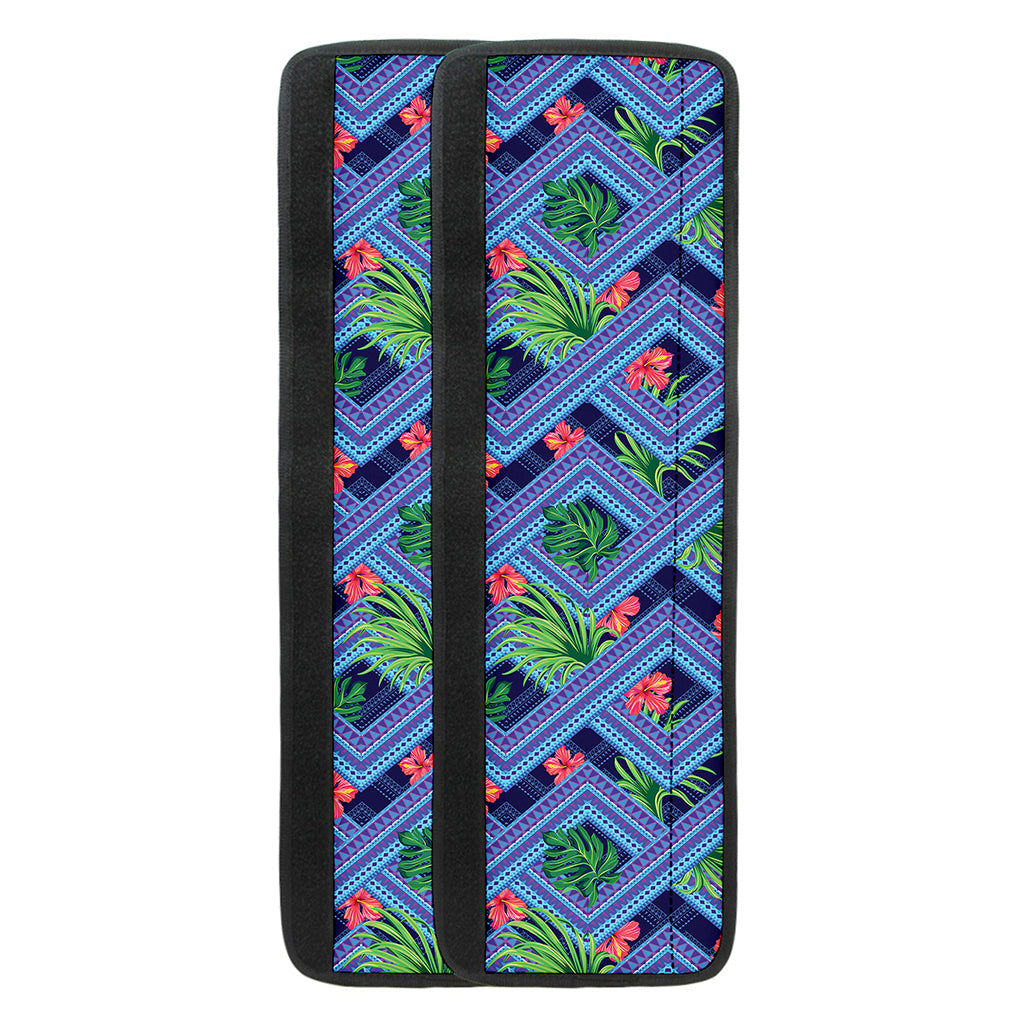 Tropical Aztec Geometric Pattern Print Refrigerator Handle Covers