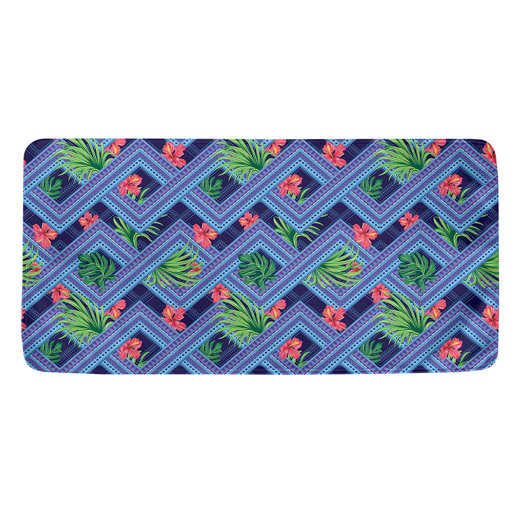 Tropical Aztec Geometric Pattern Print Towel
