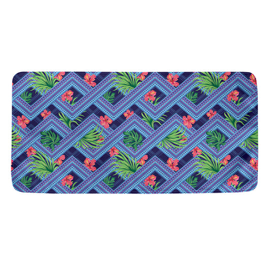 Tropical Aztec Geometric Pattern Print Towel