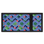 Tropical Aztec Geometric Pattern Print Trifold Wallet