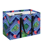 Tropical Aztec Geometric Pattern Print Utility Tote Bag