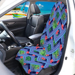 Tropical Aztec Geometric Pattern Print Waterproof Car Seat Cover