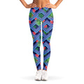 Tropical Aztec Geometric Pattern Print Women's Leggings