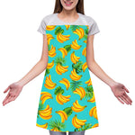 Tropical Banana Leaf Pattern Print Adjustable Apron