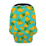 Tropical Banana Leaf Pattern Print Baby Seat Cover