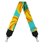 Tropical Banana Leaf Pattern Print Bag Strap