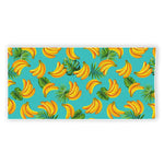 Tropical Banana Leaf Pattern Print Beach Towel