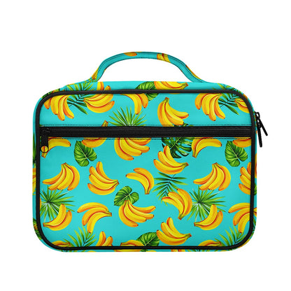 Tropical Banana Leaf Pattern Print Briefcase Bible Bag