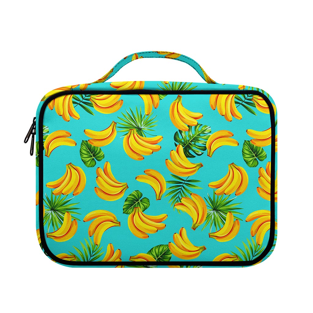 Tropical Banana Leaf Pattern Print Briefcase Bible Bag