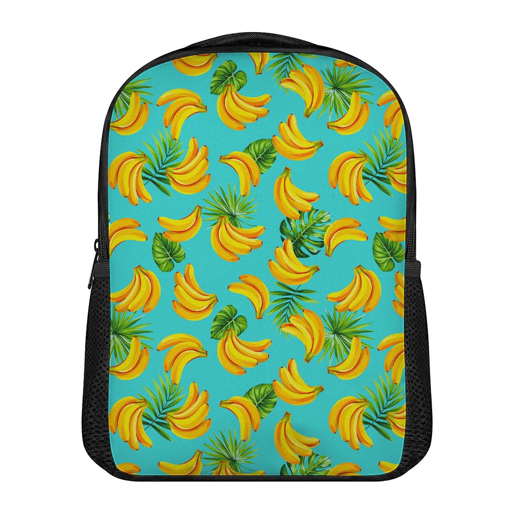 Tropical Banana Leaf Pattern Print Casual Backpack