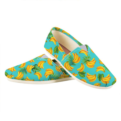 Tropical Banana Leaf Pattern Print Casual Shoes