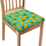 Tropical Banana Leaf Pattern Print Chair Cushion Cover