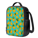 Tropical Banana Leaf Pattern Print Crossbody Lunch Bag