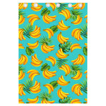 Tropical Banana Leaf Pattern Print Curtain