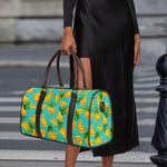 Tropical Banana Leaf Pattern Print Duffle Bag