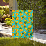 Tropical Banana Leaf Pattern Print House Flag