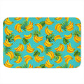 Tropical Banana Leaf Pattern Print Indoor Door Mat
