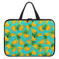 Tropical Banana Leaf Pattern Print Laptop Sleeve With Handle