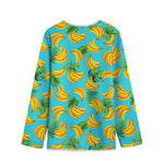 Tropical Banana Leaf Pattern Print Long Sleeve Short Coat