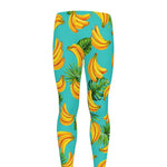 Tropical Banana Leaf Pattern Print Men's leggings