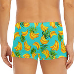 Tropical Banana Leaf Pattern Print Men's Short Boxer Briefs