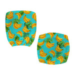 Tropical Banana Leaf Pattern Print Office Chair Cover