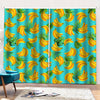 Tropical Banana Leaf Pattern Print Pencil Pleat Curtains