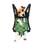 Tropical Banana Leaf Pattern Print Pet Carrier Backpack