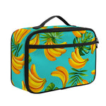 Tropical Banana Leaf Pattern Print Portable Lunch Bag