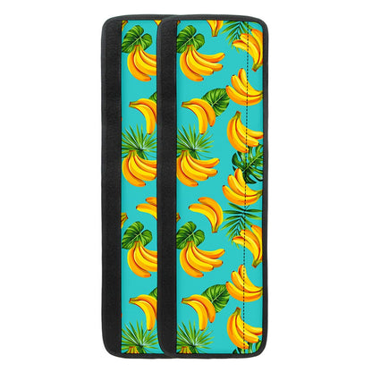Tropical Banana Leaf Pattern Print Refrigerator Handle Covers
