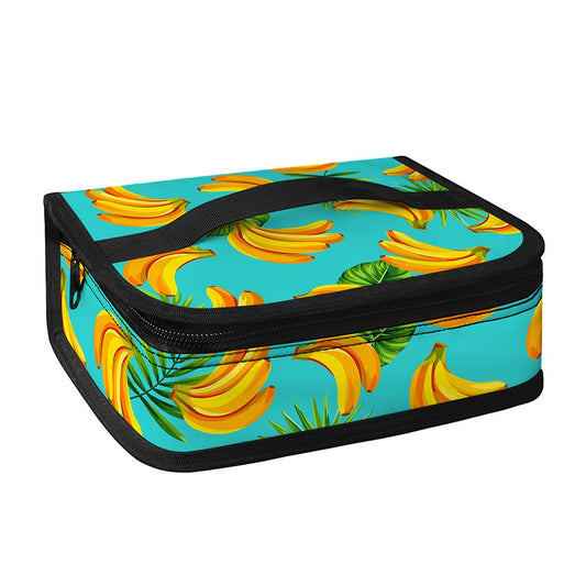 Tropical Banana Leaf Pattern Print Small Lunch Bag