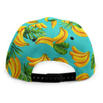 Tropical Banana Leaf Pattern Print Snapback Cap