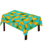Tropical Banana Leaf Pattern Print Tablecloth