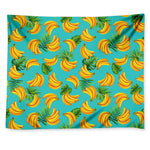 Tropical Banana Leaf Pattern Print Tapestry