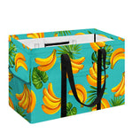 Tropical Banana Leaf Pattern Print Utility Tote Bag