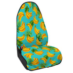 Tropical Banana Leaf Pattern Print Waterproof Car Seat Cover