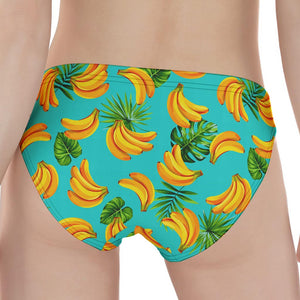 Tropical Banana Leaf Pattern Print Women's Panties