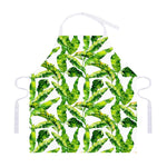 Tropical Banana Leaves Pattern Print Adjustable Apron